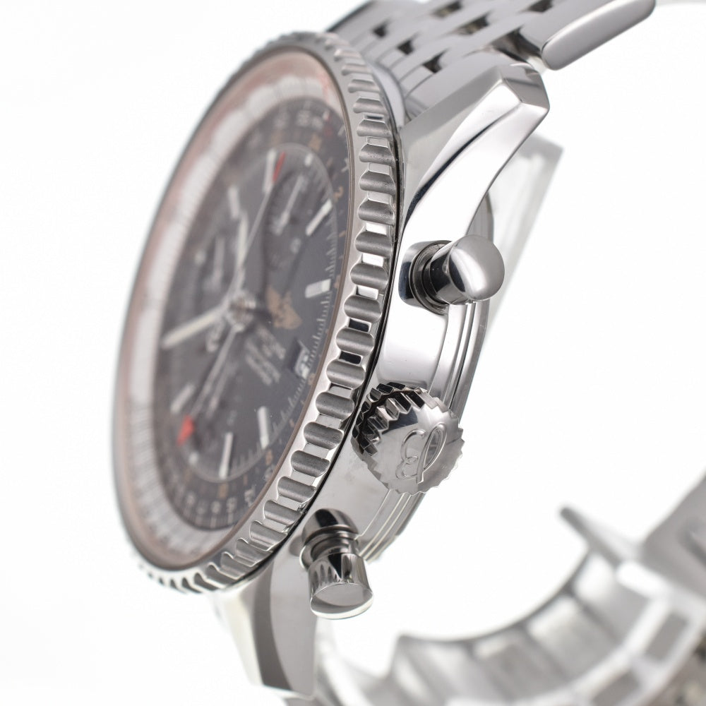 BREITLING Navitimer World A24322 Chronograph Date GMT black Dial Automatic Men's
 Watch D#139178