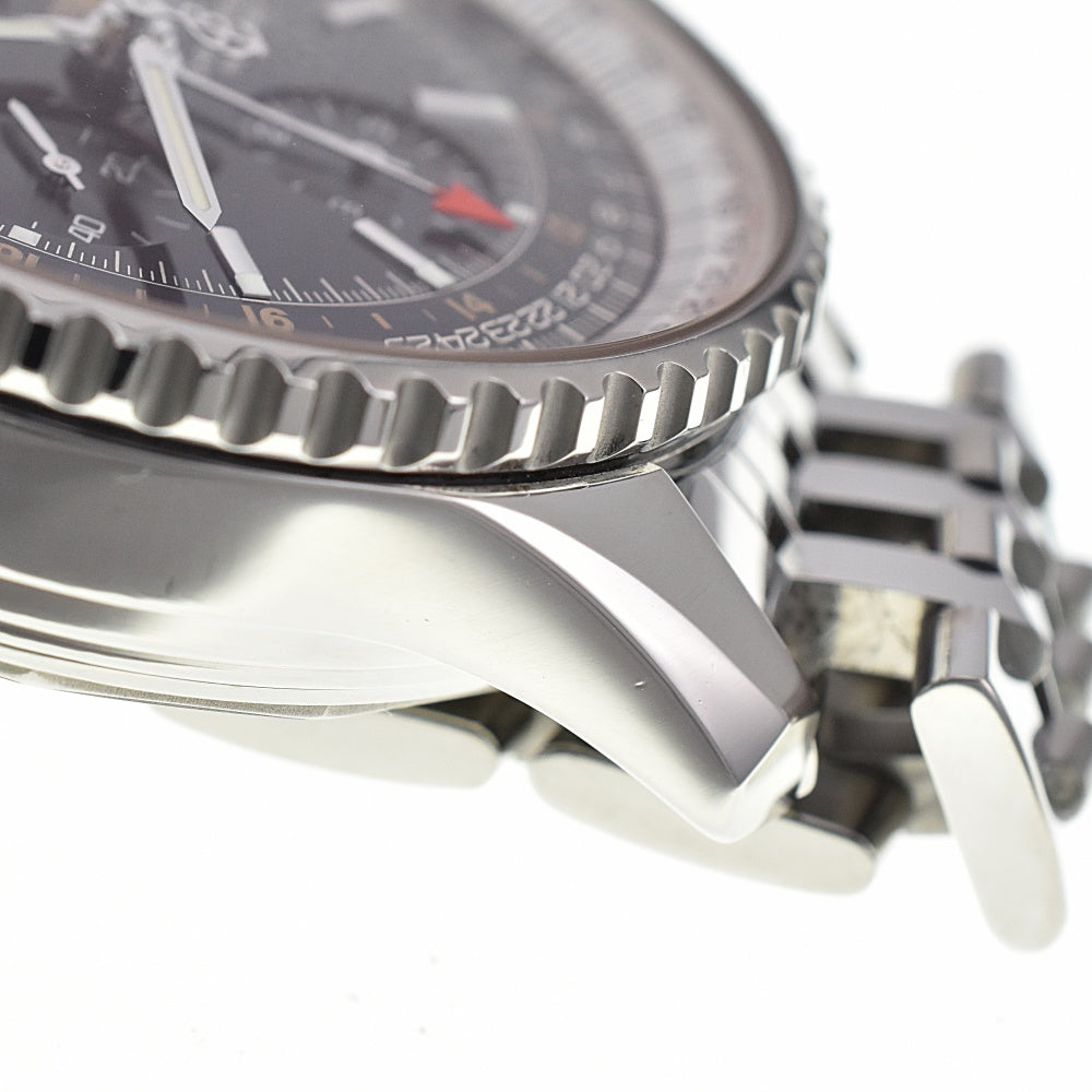 BREITLING Navitimer World A24322 Chronograph Date GMT black Dial Automatic Men's
 Watch D#139178