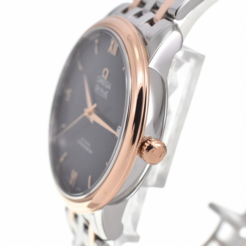 with paper OMEGA De Ville Prestige 424.20.37.20.03.002 Date blue Dial Automatic Men's
 Watch C#139184