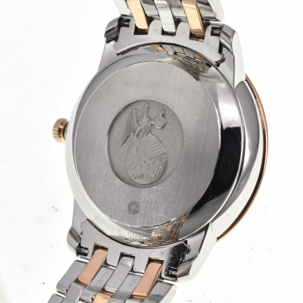 with paper OMEGA De Ville Prestige 424.20.37.20.03.002 Date blue Dial Automatic Men's
 Watch C#139184