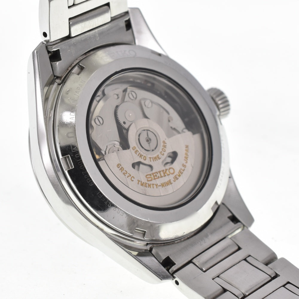 with paper SEIKO Presage SARW047 Blue Enamel Power Reserve Date dark blue Dial Automatic Men's
 Watch D#139209