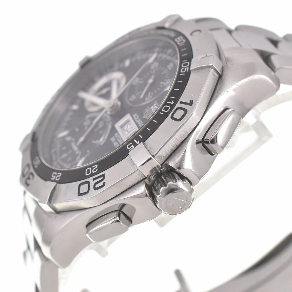 TAG HEUER Aqua racer CAF5010 Chronograph black Dial Automatic Men's
 Watch D#139210