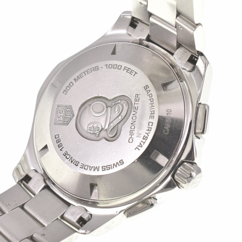 TAG HEUER Aqua racer CAF5010 Chronograph black Dial Automatic Men's
 Watch D#139210