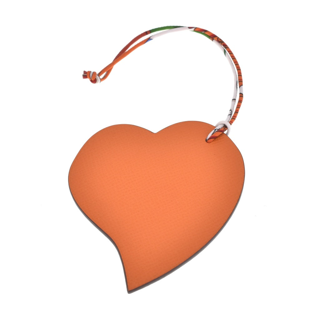 HERMES Heart charmkey ring Ladies
 Accessories T#139241