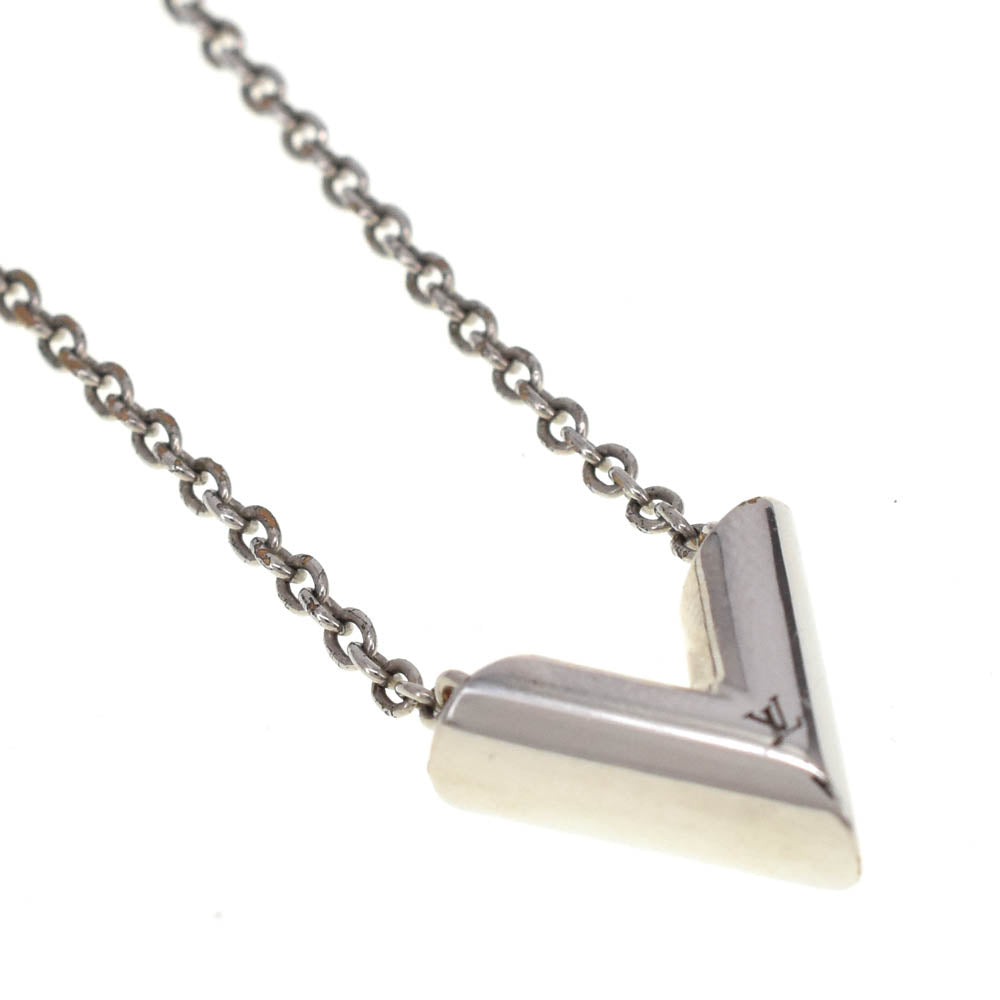LOUIS VUITTON M63197 Necklace Essential V Ladies
 jewelry S#139244