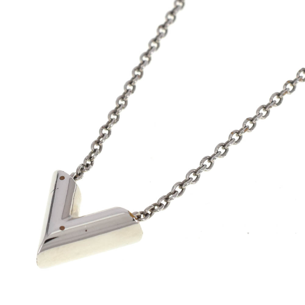 LOUIS VUITTON M63197 Necklace Essential V Ladies
 jewelry S#139244