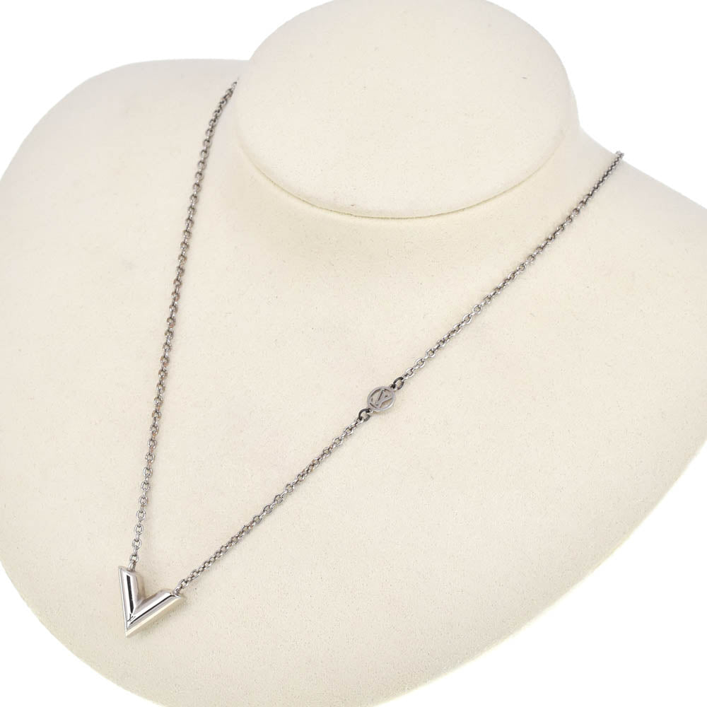 LOUIS VUITTON M63197 Necklace Essential V Ladies
 jewelry S#139244