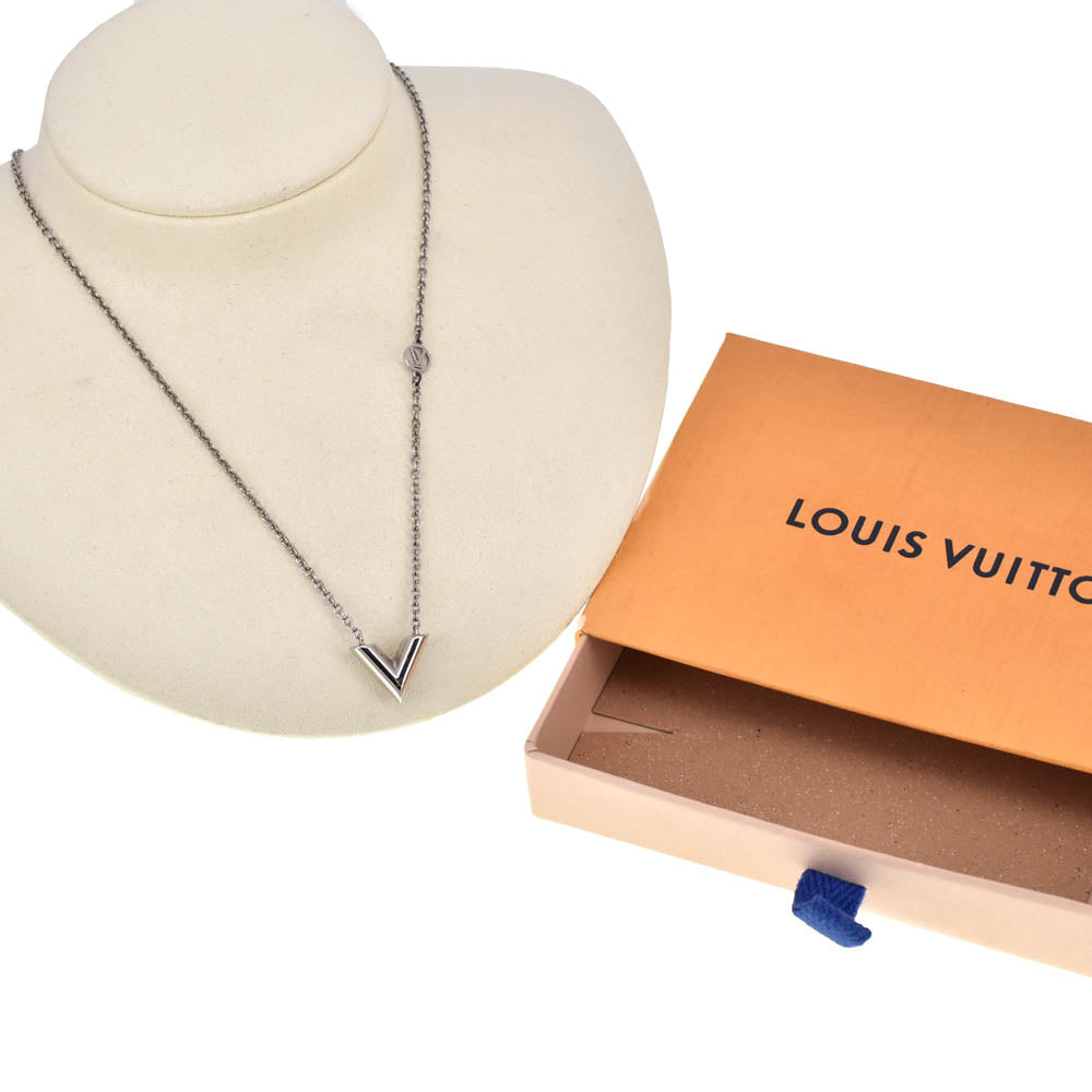 LOUIS VUITTON M63197 Necklace Essential V Ladies
 jewelry S#139244