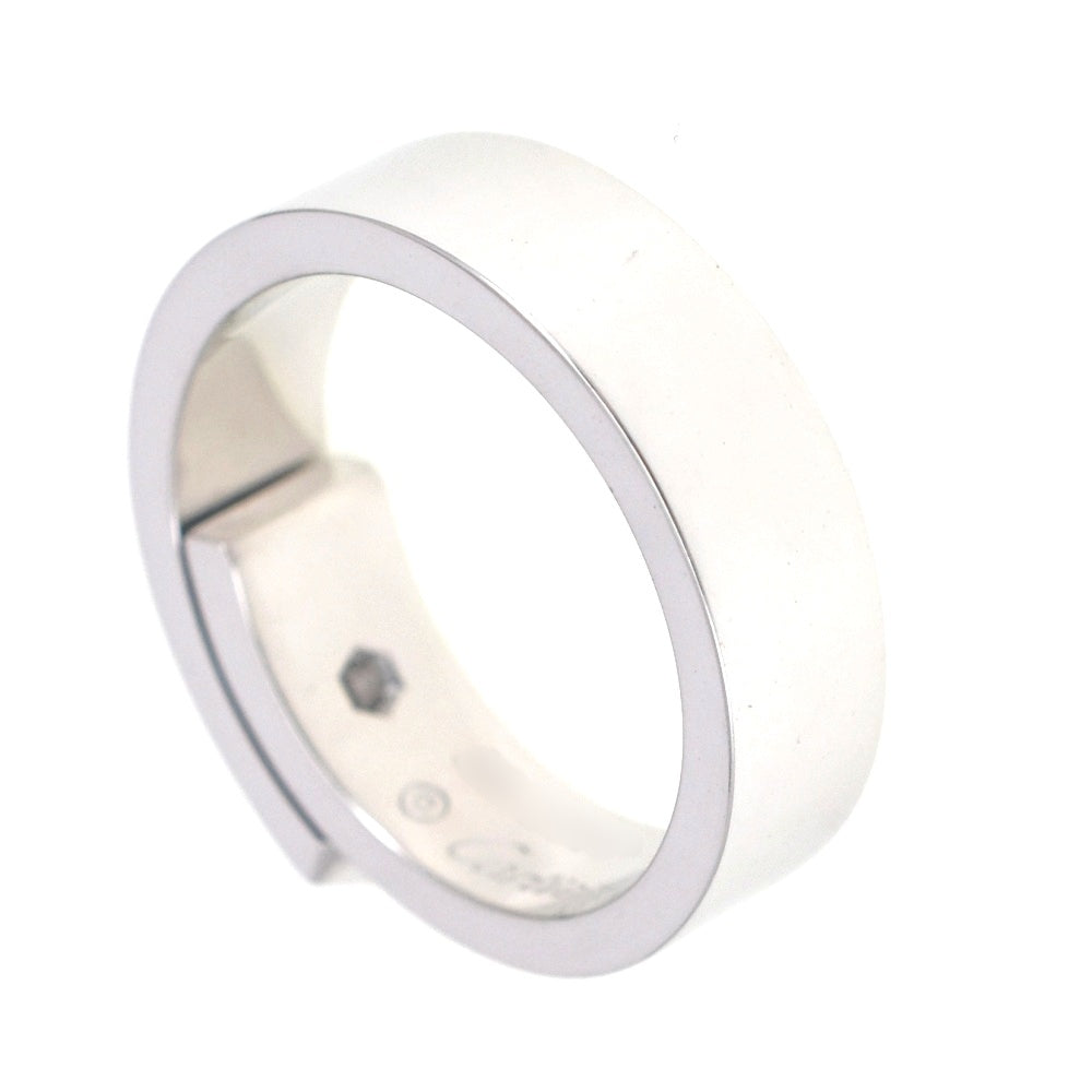 CARTIER Anniversary Ring Size 53/JP13 K18WG 1P Diamond Men's
 jewelry S#139250