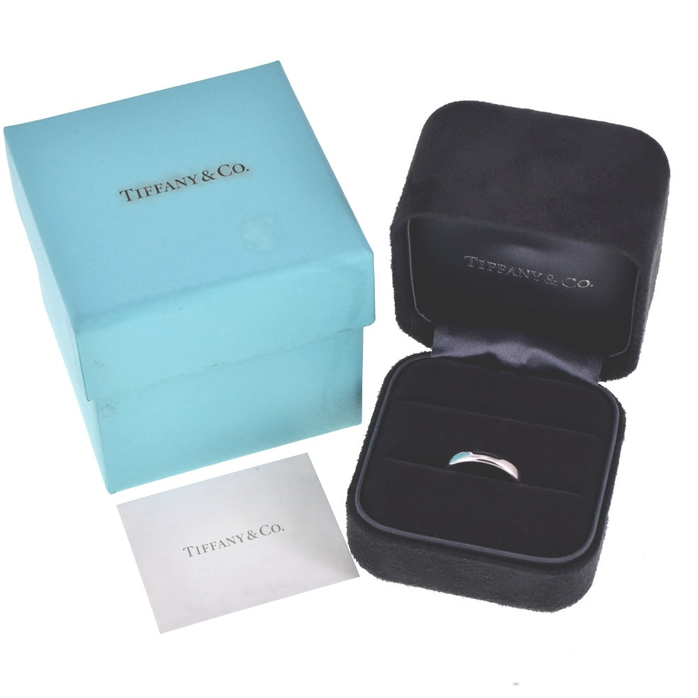 TIFFANY&Co. Band ring Size 51/JP11 Pt950 Ladies
 jewelry S#139256