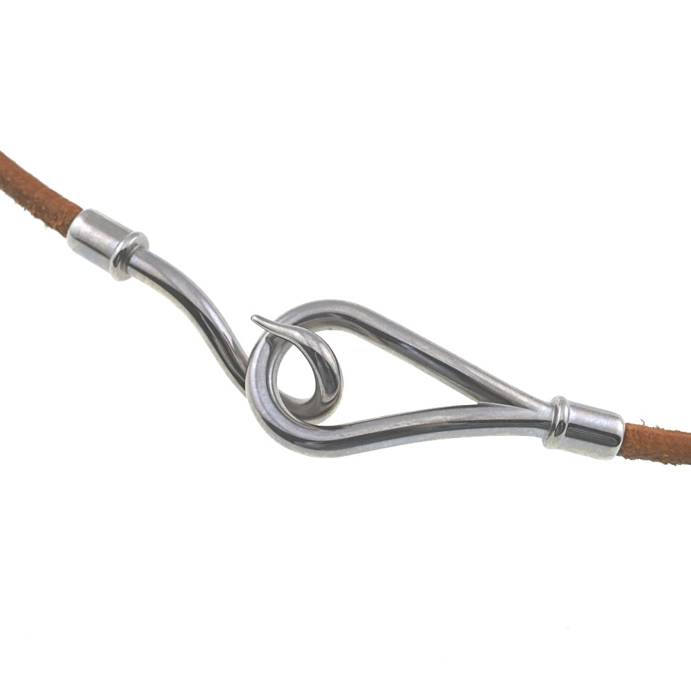 HERMES Jumbo Choker Necklace Bracelet Ladies
 jewelry S#139261