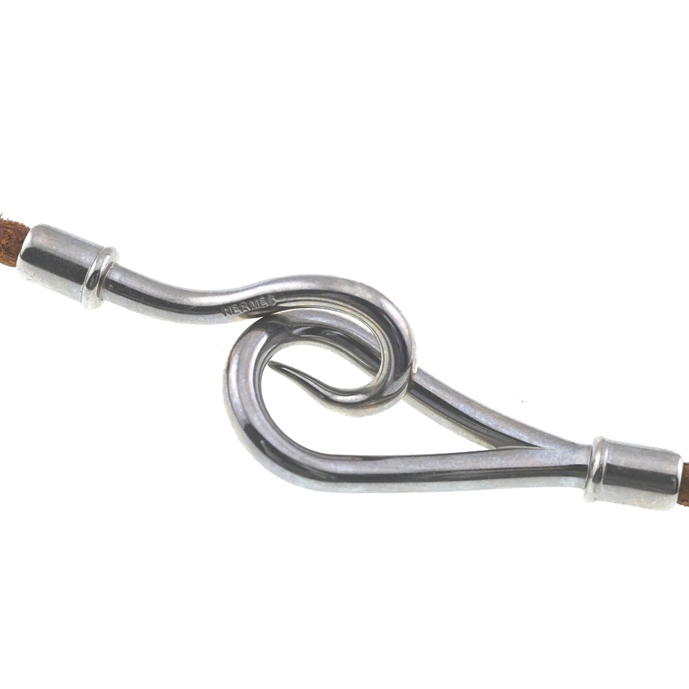 HERMES Jumbo Choker Necklace Bracelet Ladies
 jewelry S#139261