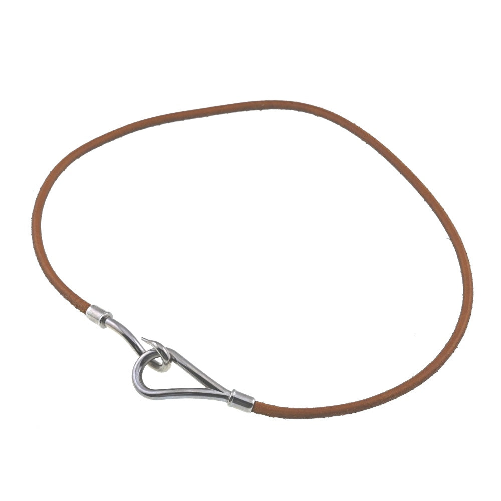 HERMES Jumbo Choker Necklace Bracelet Ladies
 jewelry S#139261