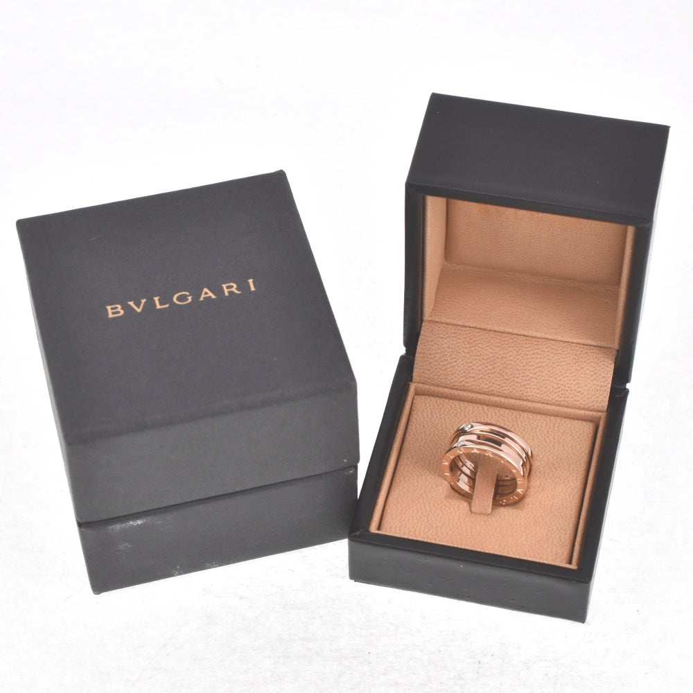BVLGARI B-Zero1 Ring Japan Exclusive Size 54/JP14 K18PG Ladies
 jewelry S#139271