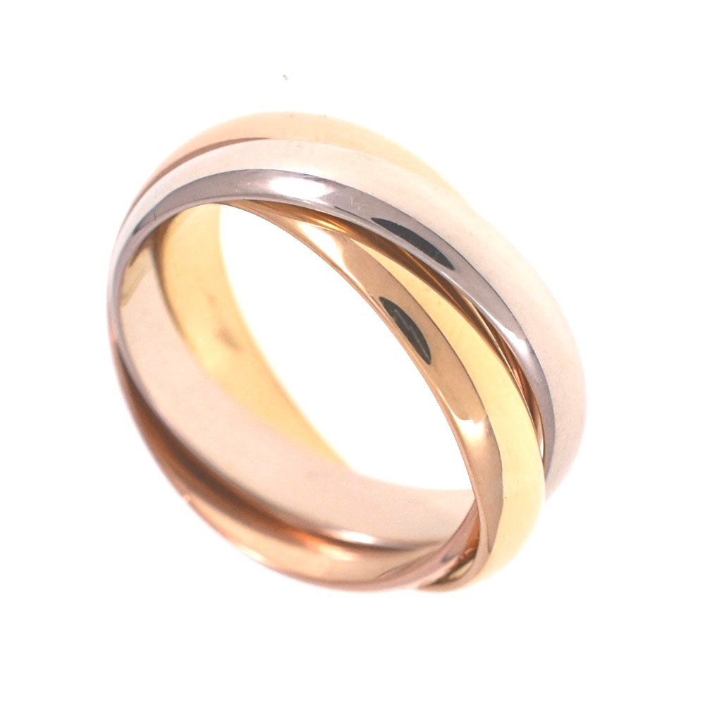 CARTIER Trinity 3-Row Ring Size 52/JP12 Three colors Ladies
 jewelry S#139297