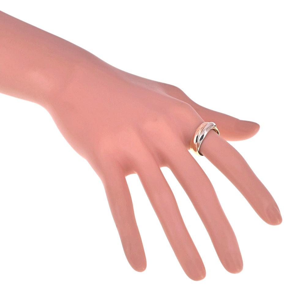 CARTIER Trinity 3-Row Ring Size 52/JP12 Three colors Ladies
 jewelry S#139297