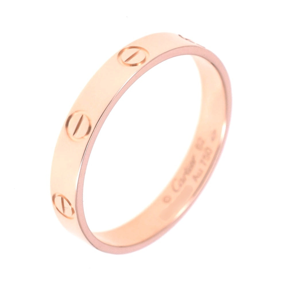 CARTIER Love Ring Small Model Size 62/JP22 K18PG Ladies
 jewelry S#139310