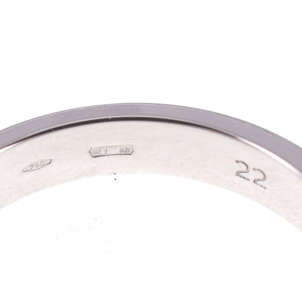 GUCCI Straight Rough Ring Size 62/JP22 K18WG Men's
 jewelry S#139314