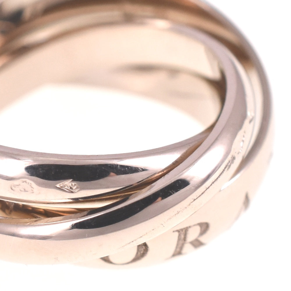 CARTIER Trinity Amore 3-Row Ring Size 47/JP7 K18WG Ladies
 jewelry S#139322