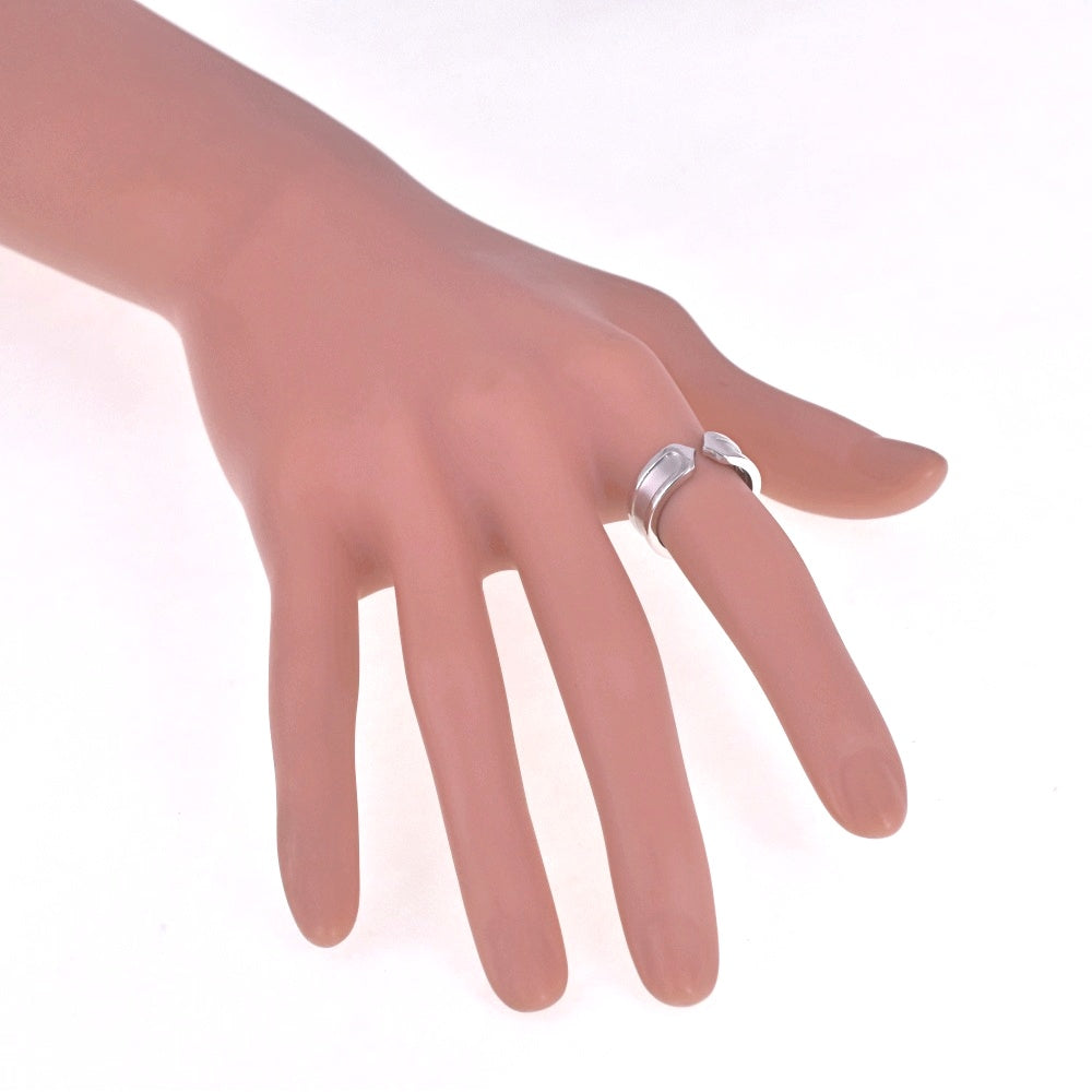 CARTIER C2 ring Size 50/JP10 K18WG Ladies
 jewelry S#139323