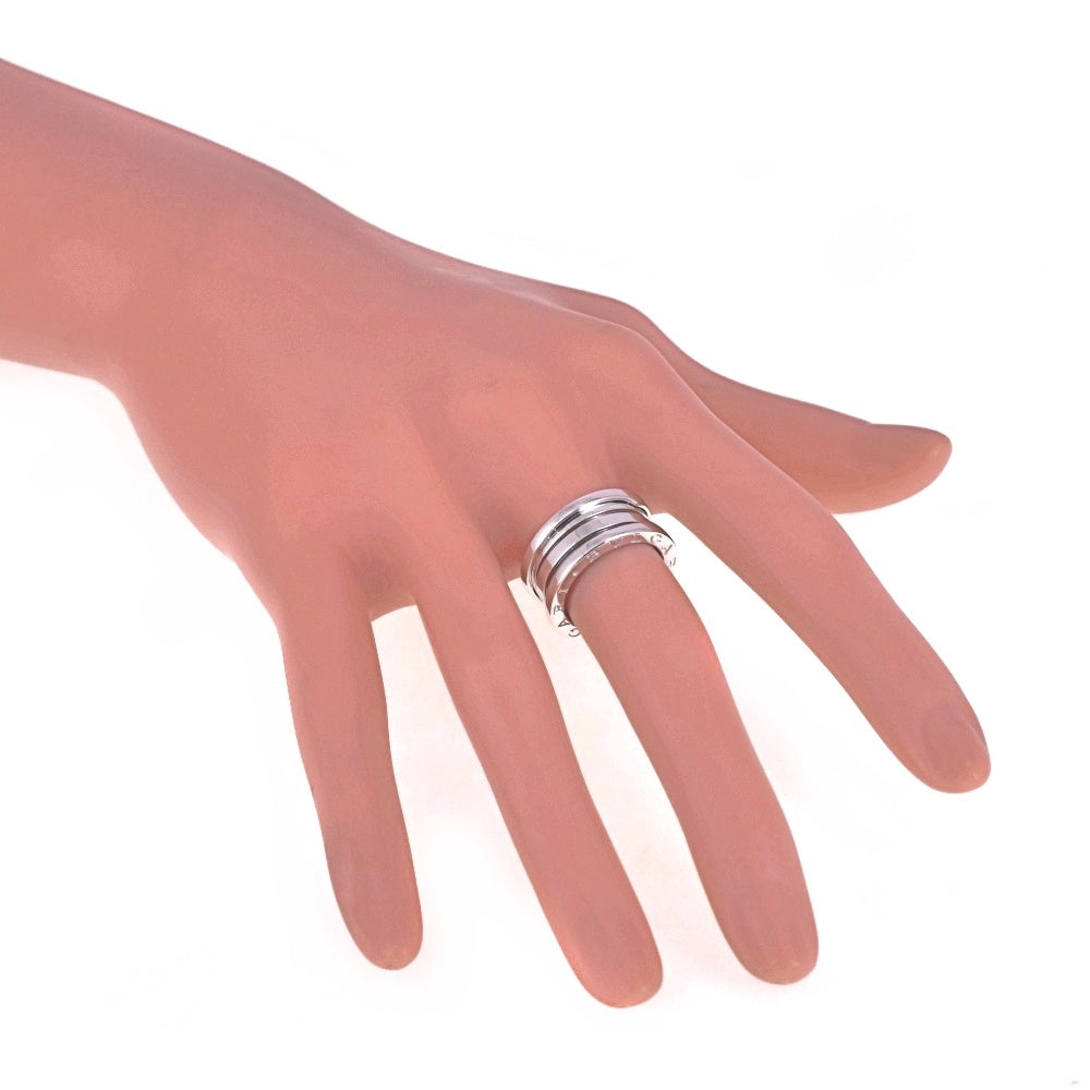 BVLGARI B-Zero1 ring Size 49/JP9 K18WG Ladies
 jewelry S#139325