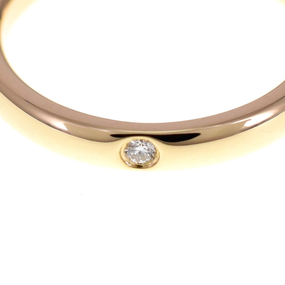 TIFFANY&Co. Wedding band ring Size 50/JP10 K18YG Diamond Ladies
 jewelry S#139328