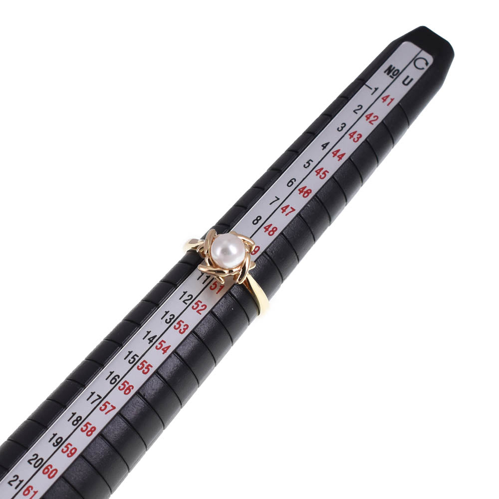 TIFFANY&Co. Pearl ring Size 50/JP10 K18YG Ladies
 jewelry S#139332