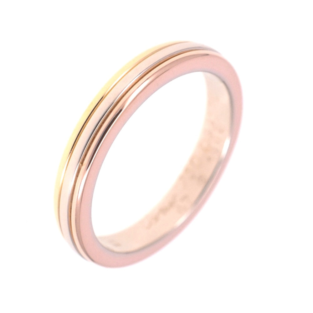 CARTIER Three Gold Wedding Ring Size 47/JP7 Three-color Ladies
 jewelry S#139333