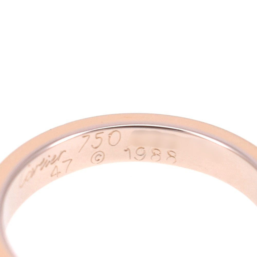 CARTIER Three Gold Wedding Ring Size 47/JP7 Three-color Ladies
 jewelry S#139333