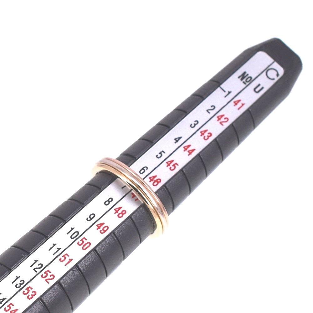 CARTIER Three Gold Wedding Ring Size 47/JP7 Three-color Ladies
 jewelry S#139333