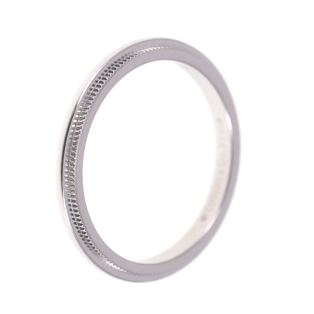 TIFFANY&Co. Milgrain ring Size 50/JP10 Pt950 Ladies
 jewelry S#139340