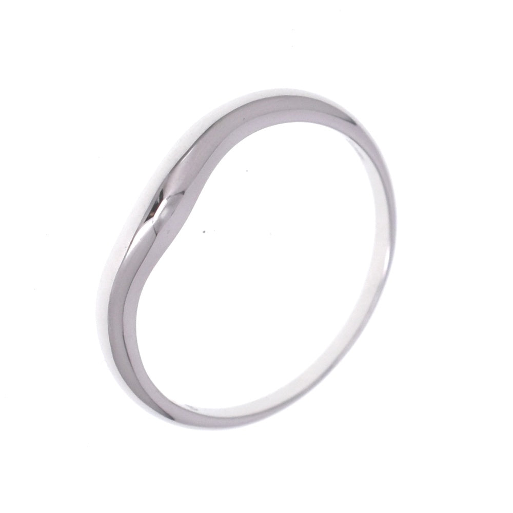 with paper BVLGARI Corona curve ring Size 57/JP17 Pt950 Men's
 jewelry S#139342