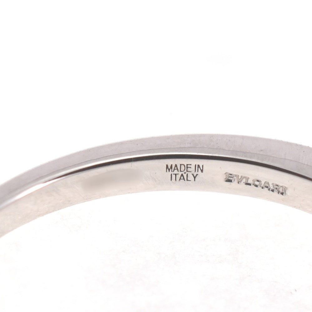 with paper BVLGARI Corona curve ring Size 57/JP17 Pt950 Men's
 jewelry S#139342