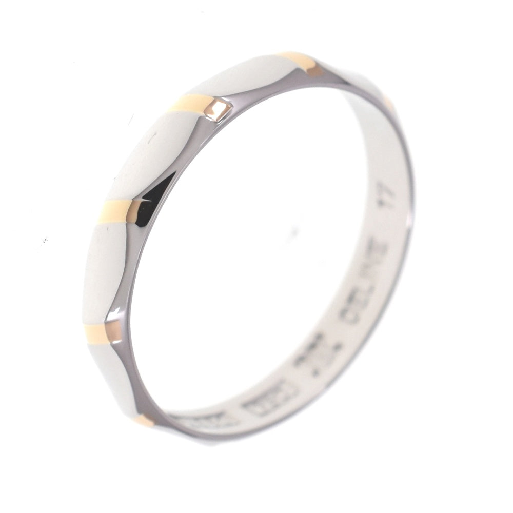 CELINE ring Size 57/JP17 K18YG/Pt850 Men's
 jewelry S#139345
