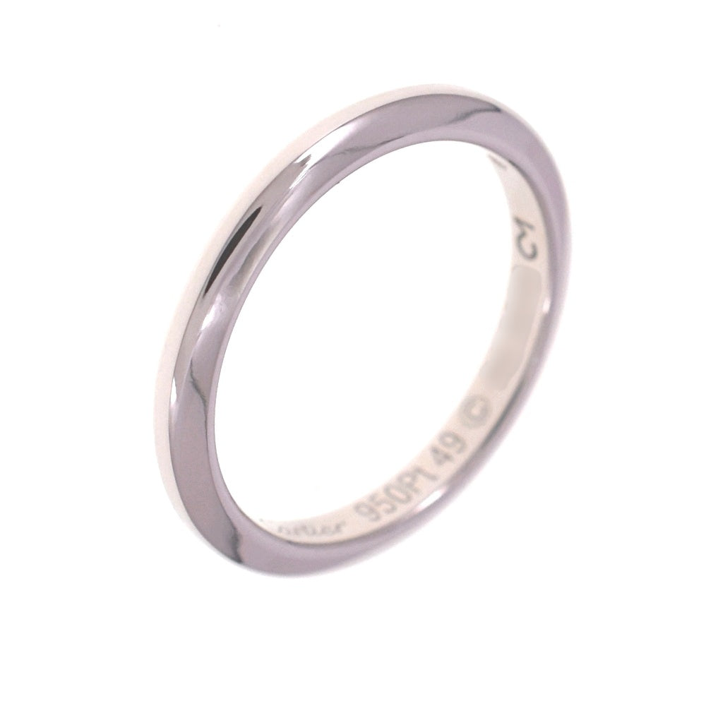 CARTIER Band ring Size 49/JP9 Pt950 Ladies
 jewelry S#139346