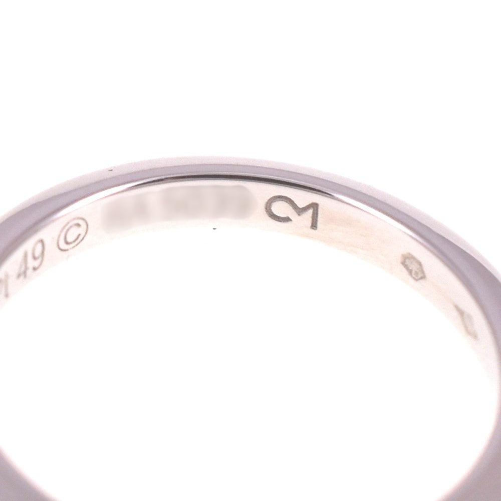 CARTIER Band ring Size 49/JP9 Pt950 Ladies
 jewelry S#139346