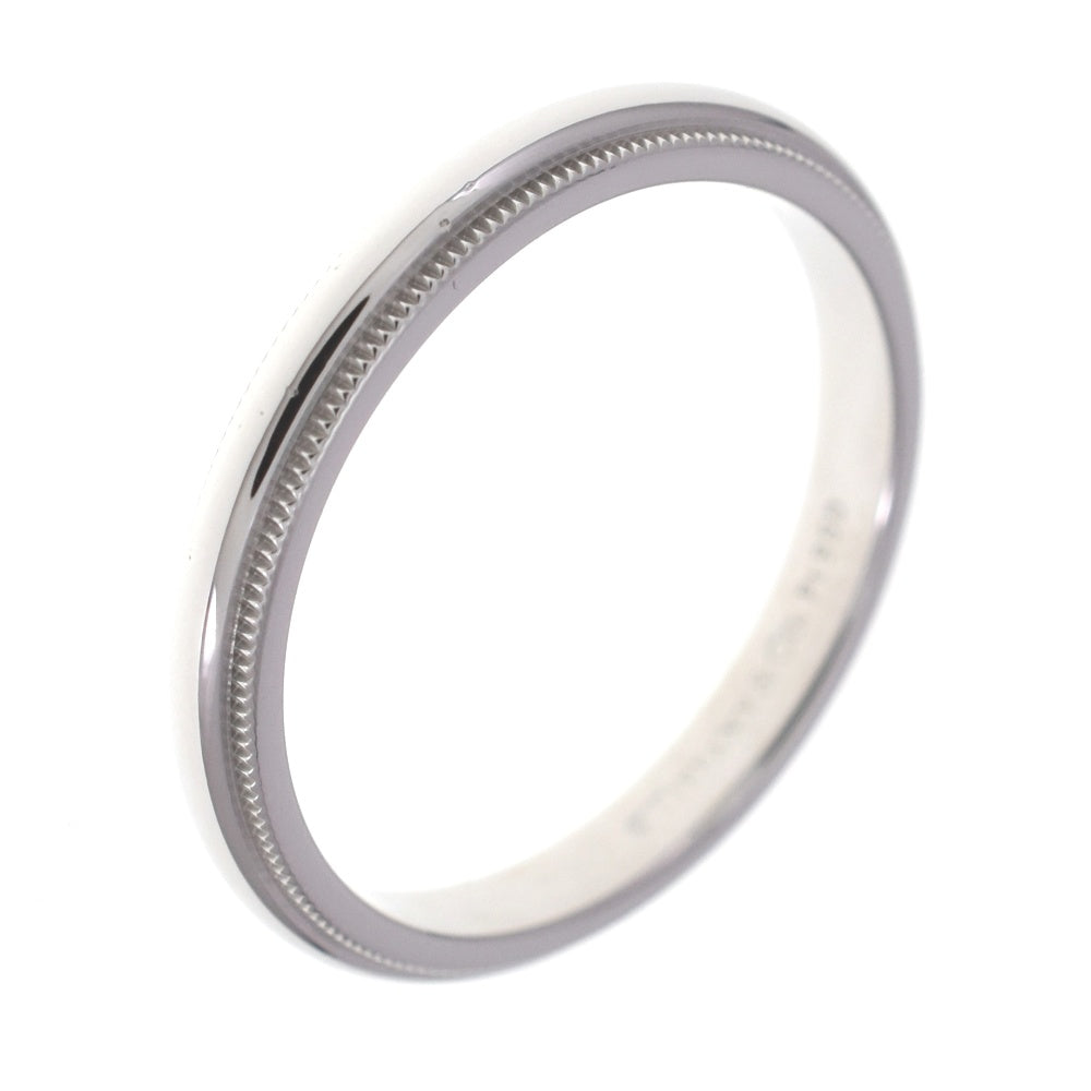 TIFFANY&Co. Milgrain ring Size 59/JP19 Pt950 Men's
 jewelry S#139353