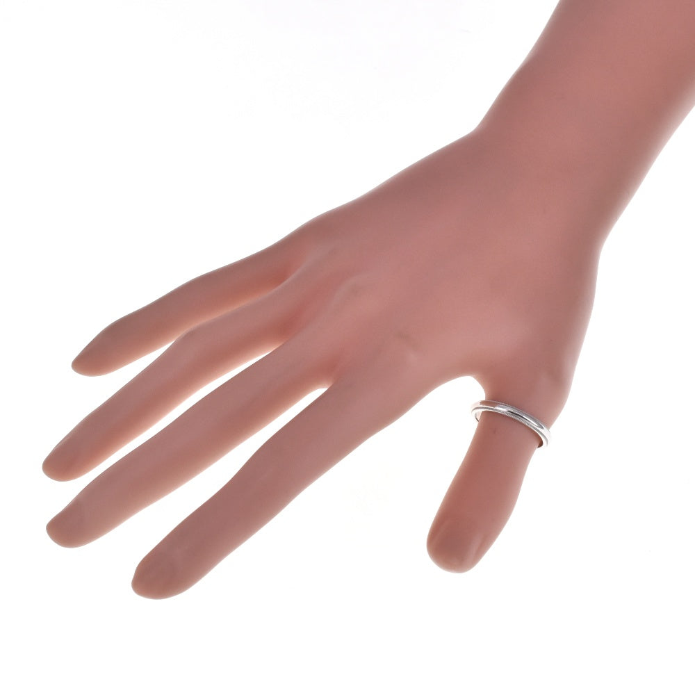 TIFFANY&Co. Milgrain ring Size 59/JP19 Pt950 Men's
 jewelry S#139353