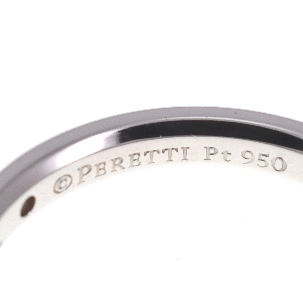 TIFFANY&Co. Band ring Size 57/JP17 Pt950 Diamond Ladies
 jewelry S#139354