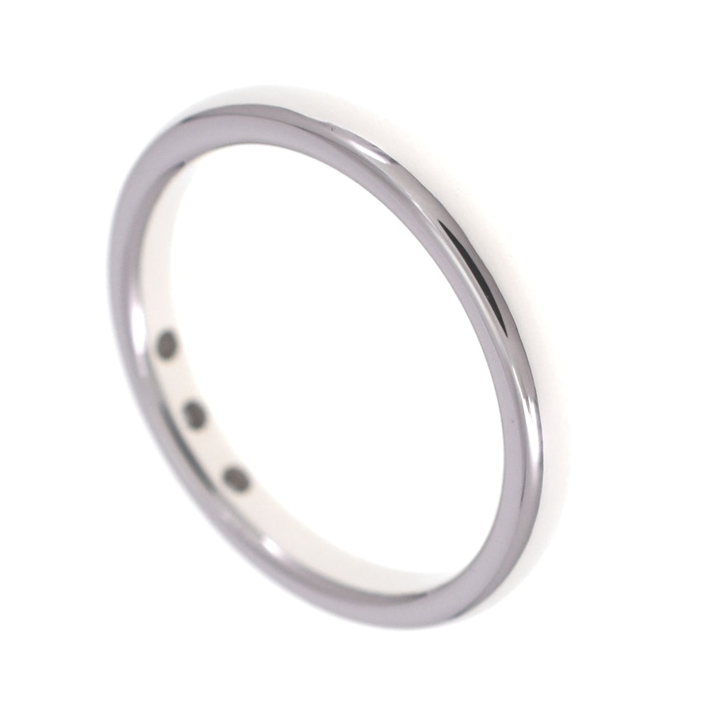 TIFFANY&Co. Stacking band ring Size 53/JP13 Pt950 3P Diamond Ladies
 jewelry S#139355