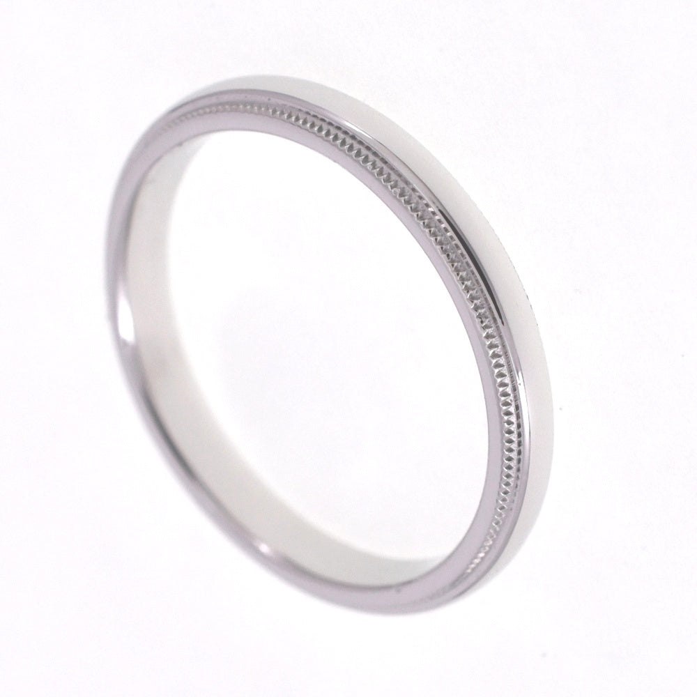 TIFFANY&Co. Milgrain ring Size 59/JP19 Pt950 Ladies
 jewelry S#139356