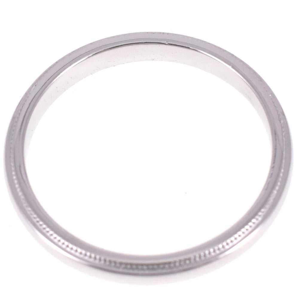 TIFFANY&Co. Milgrain ring Size 59/JP19 Pt950 Ladies
 jewelry S#139356