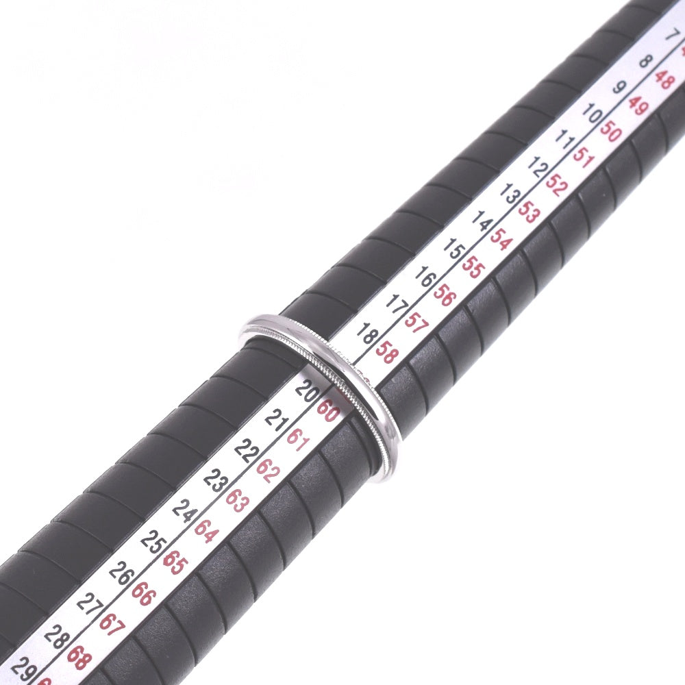 TIFFANY&Co. Milgrain ring Size 59/JP19 Pt950 Ladies
 jewelry S#139356