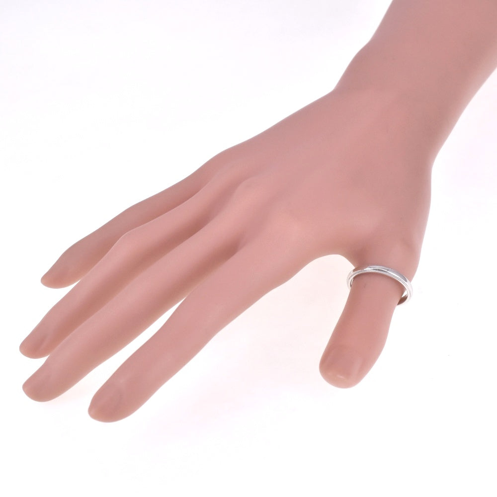 TIFFANY&Co. Milgrain ring Size 59/JP19 Pt950 Ladies
 jewelry S#139356