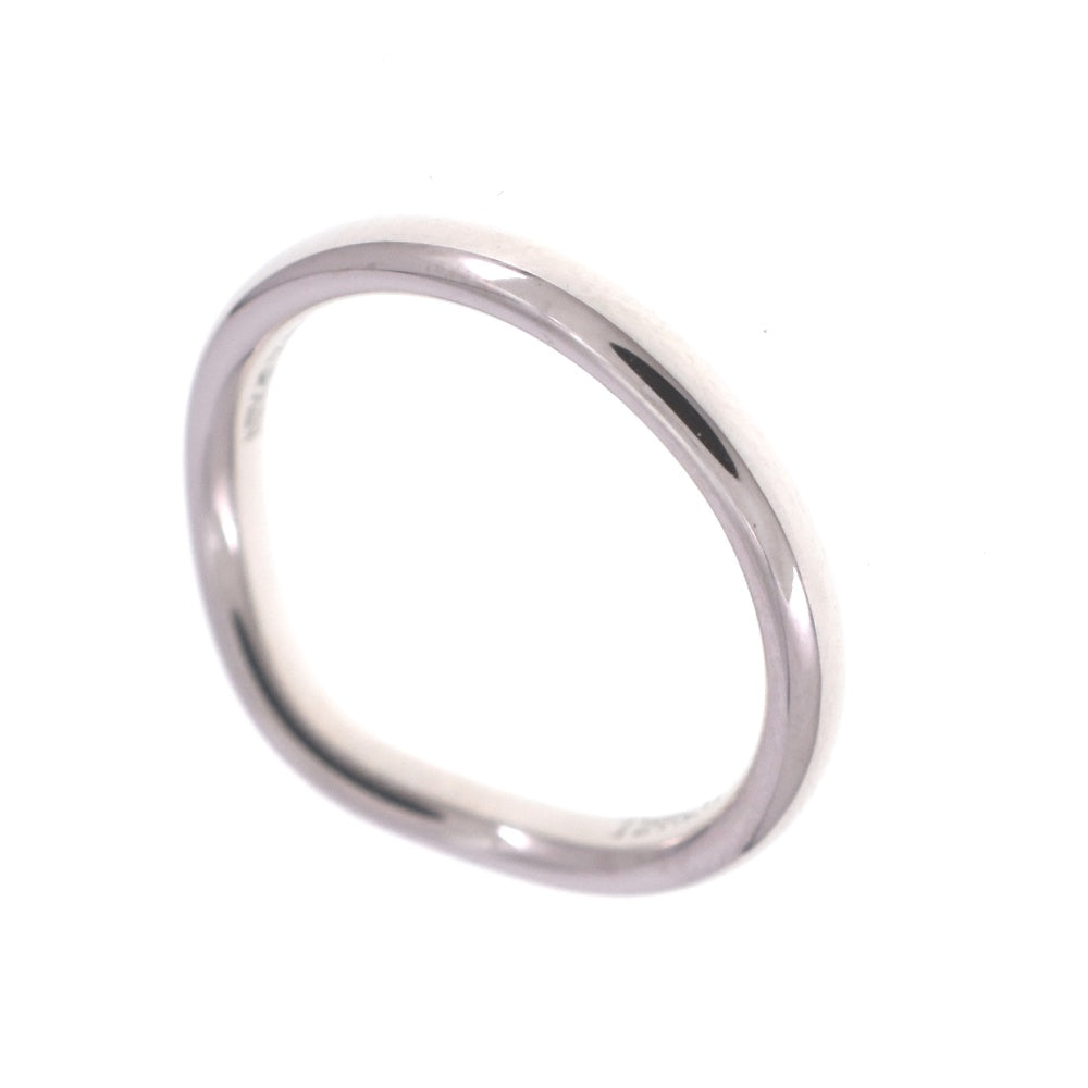 TIFFANY&Co. Curved bundling Size 44/JP4 Pt950 Diamond Ladies
 jewelry S#139358