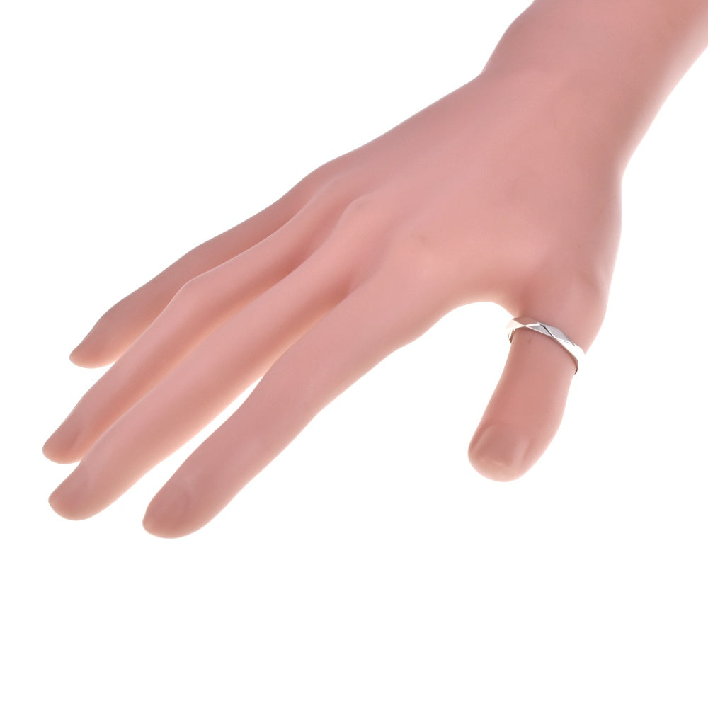 Boucheron faceted ring small Size 57/JP17 Pt950 Men's
 jewelry S#139361