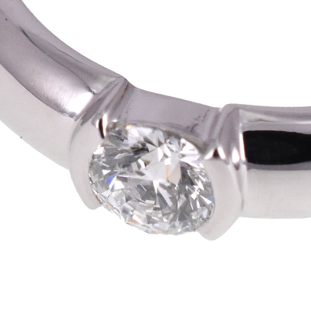 TIFFANY&Co. Dots Solitaire Ring Size 50/JP10 Pt950 Diamond Ladies
 jewelry S#139368