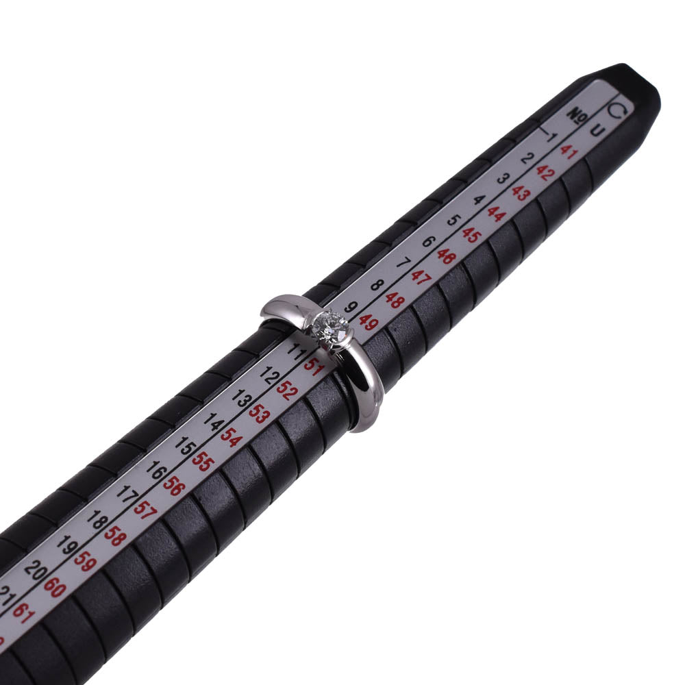 TIFFANY&Co. Dots Solitaire Ring Size 50/JP10 Pt950 Diamond Ladies
 jewelry S#139368