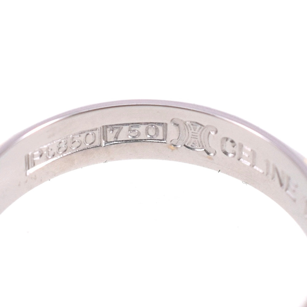 CELINE ring Size 50/JP10 K18YG/Pt850 Ladies
 jewelry S#139373