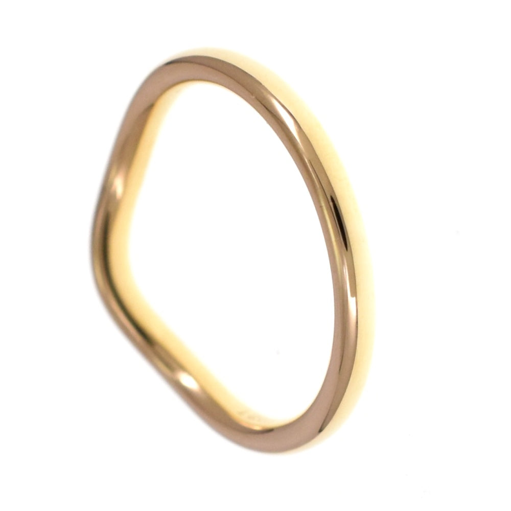 TIFFANY&Co. Curved bundling Size 49/JP9 K18YG 3PD Diamond Ladies
 jewelry S#139378